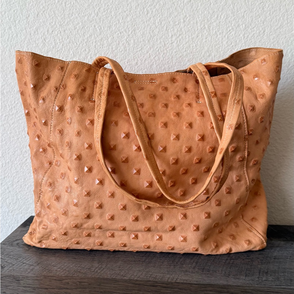 Streets Ahead Tan PyramidStud Tote Condition Brand New